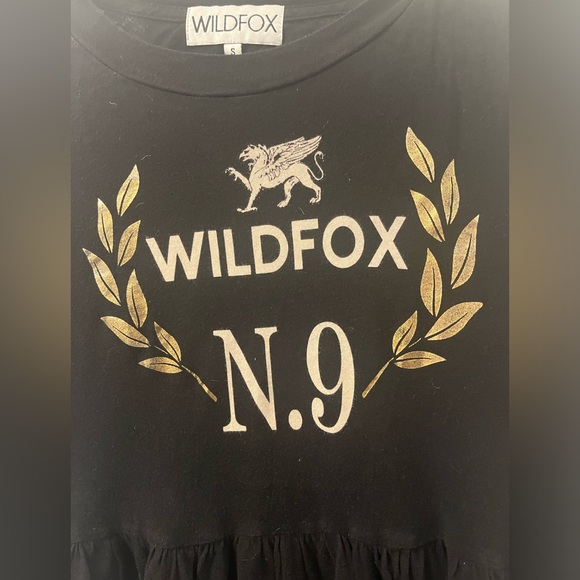 Wildfox Black Long Sleeves dress with Wildfox label in the front - Picture 4 of 6